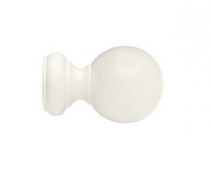 2" Wood Trends Ball Finial - 025 - White